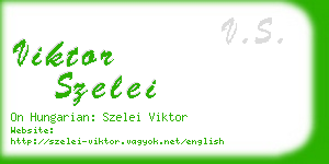 viktor szelei business card